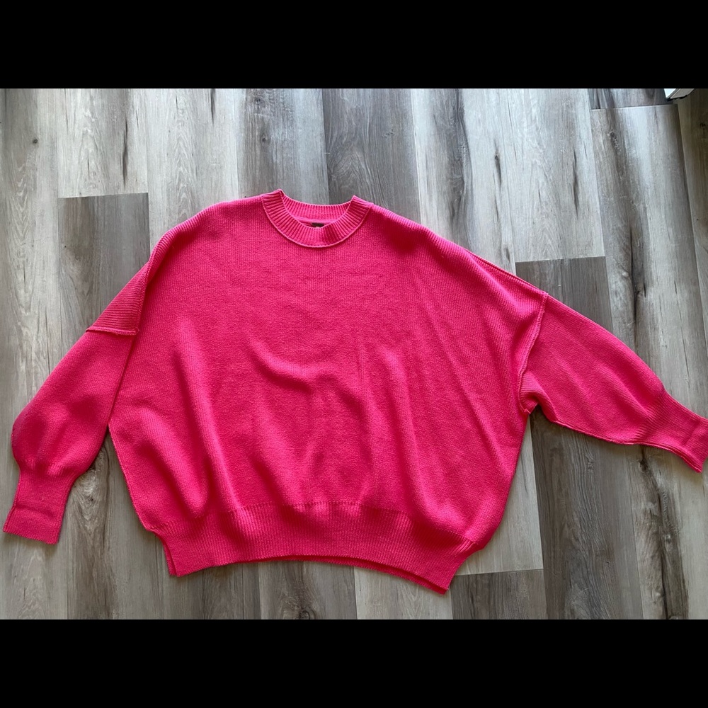 “Easy Street Tunic”- Oversized free people sweater